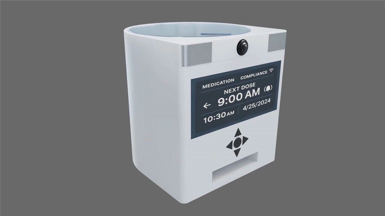 Sure-I-Tell Safe Meds dispenser detail